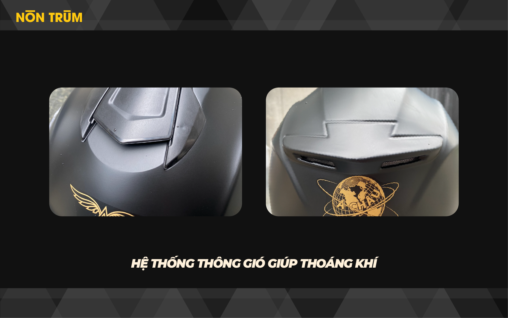 Hệ Thống Thông Gió Mũ Bảo Hiểm 3/4 Royce XH01