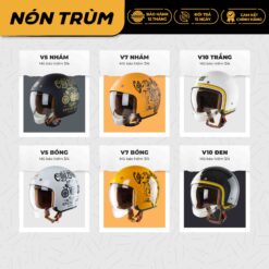 Màu nón bảo hiểm Royal M139