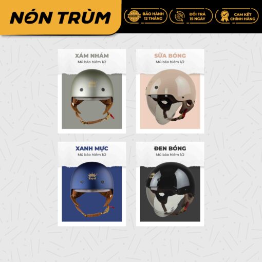 Màu nón bảo hiểm Royal M239