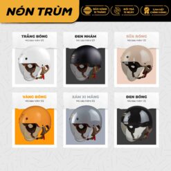 Màu nón bảo hiểm Royal M239