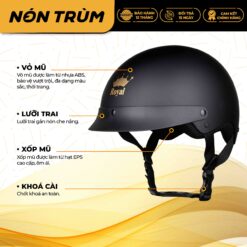 thông tin nón bảo hiểm royal m162