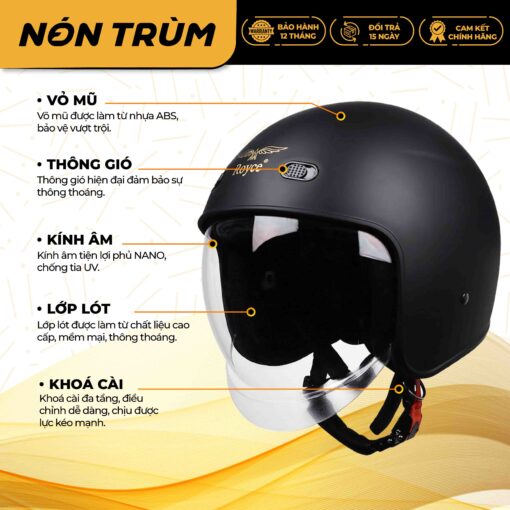 thông tin nón bảo hiểm Royce XHx26